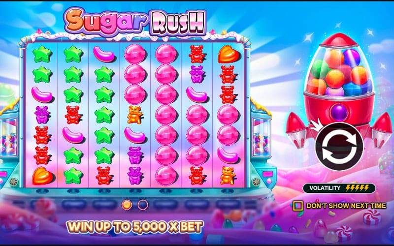 Sugar Rush là một trò chơi nổ hũ VIP với chủ đề về những chiếc kẹo sặc sỡ
